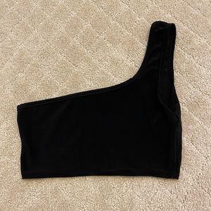 PLT One Shoulder Crop Top